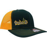 CB Small TL Richardson Snap Hat Dark green/Gold