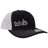 CB Small TL Richardson Snap Hat Black/White