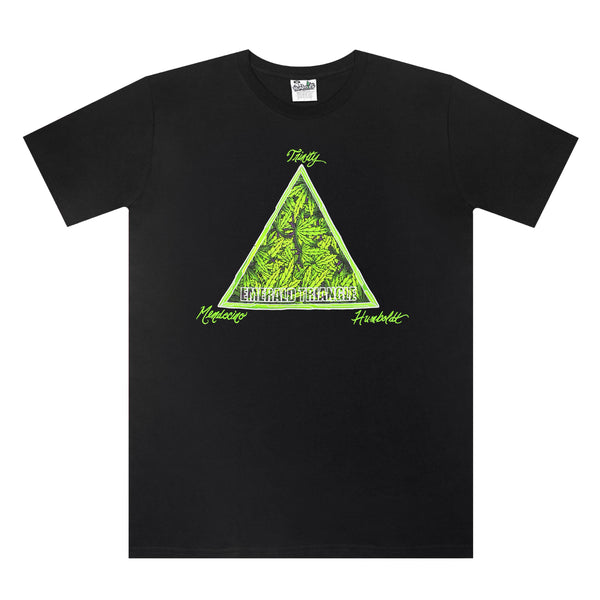 Emerald Triangle Tshirt Black