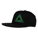 Flat Bill Celtic Triangle Flex Hat Black-Kelly