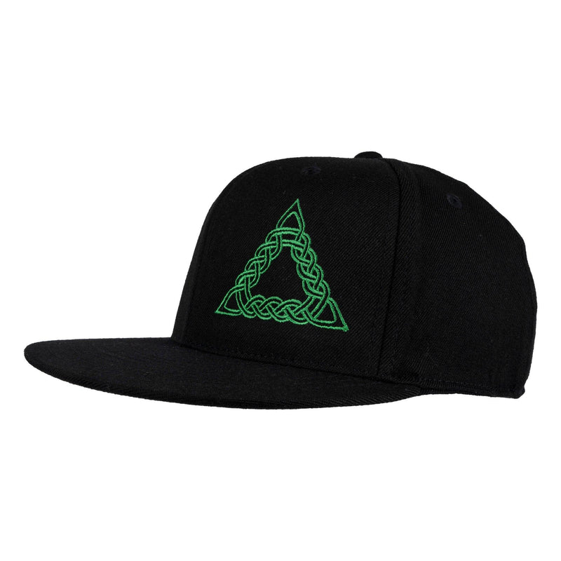 Flat Bill Celtic Triangle Flex Hat Black-Kelly