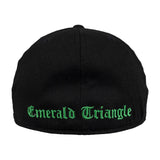 Flat Bill Celtic Triangle Flex Hat Black-Kelly