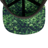 Flat Bill Emerald Triangle Patch Snap Hat