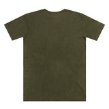 Humboldt Small Logo Mineral Wash Tshirt Vintage Olive