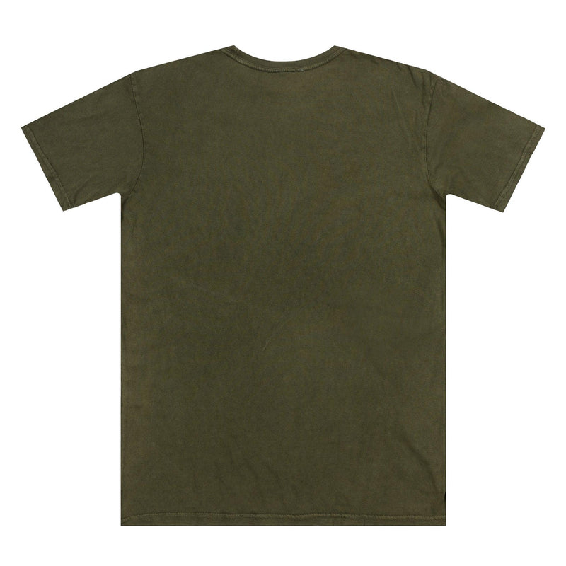 Humboldt Small Logo Mineral Wash Tshirt Vintage Olive