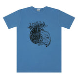 Inked Paradise Dyed Tshirt Regatta Blue