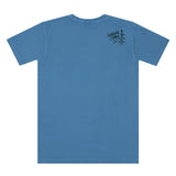 Inked Paradise Dyed Tshirt Regatta Blue