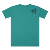 Inked Paradise Dyed Tshirt Sea Green