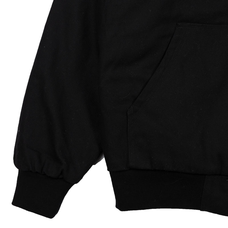 Insulated Workwear Canvas Zip Jacket Black