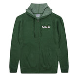 New Style Logo Zip Hoodie Moss