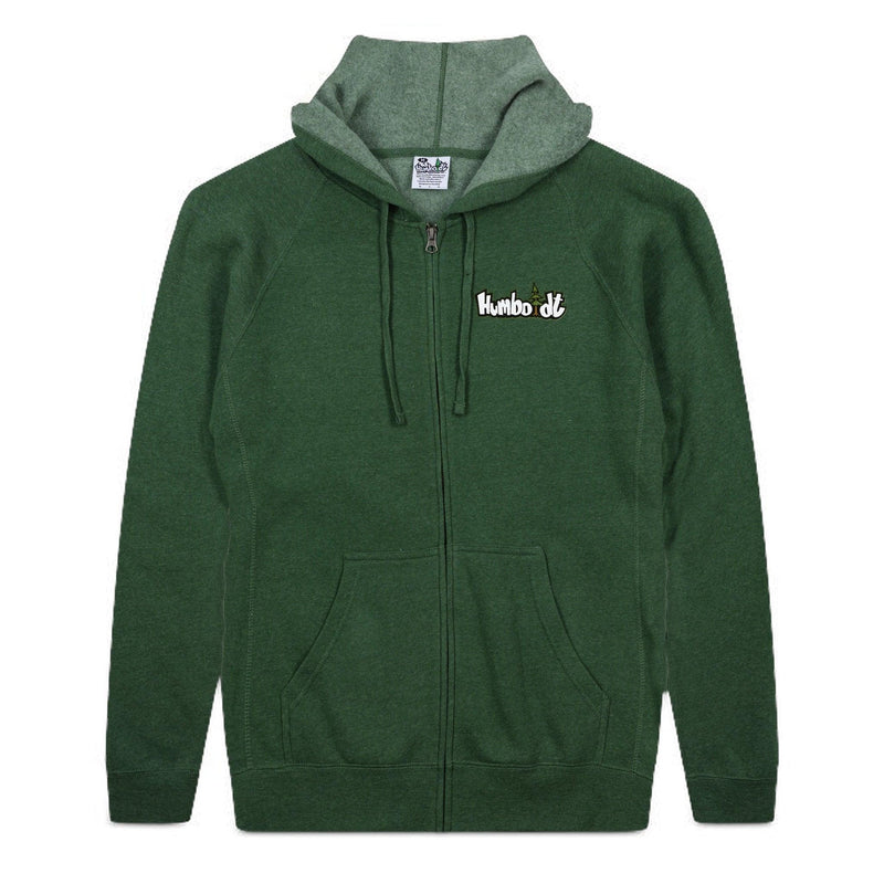 New Style Logo Zip Hoodie Moss