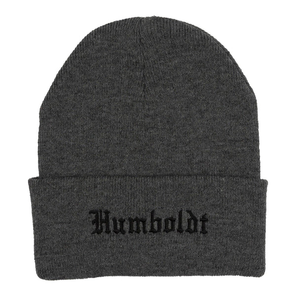 Old English Foldup Beanie HEA-BLK