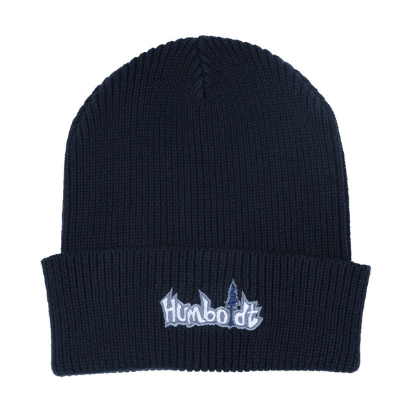 Small Treelogo Cable Knit Foldup Beanie Navy