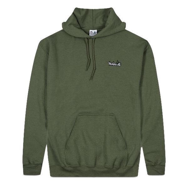 Small Treelogo Norcal P/O Hoodie Military Green