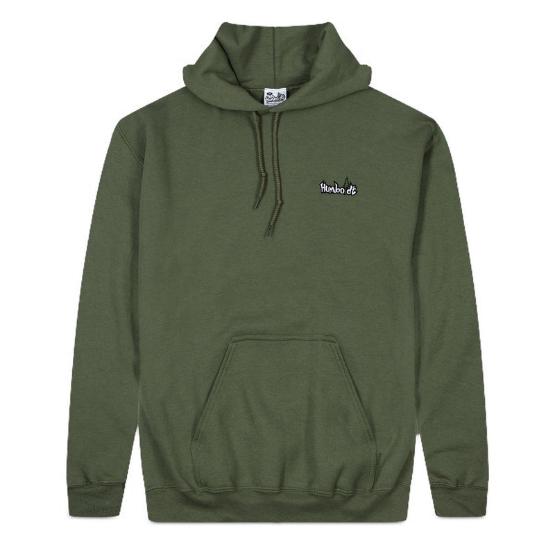 Small Treelogo Norcal P/O Hoodie Military Green