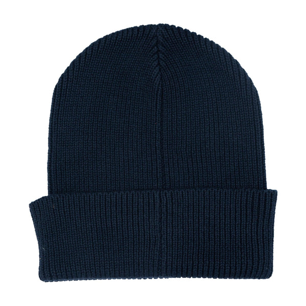 Small Treelogo Cable Knit Foldup Beanie Navy