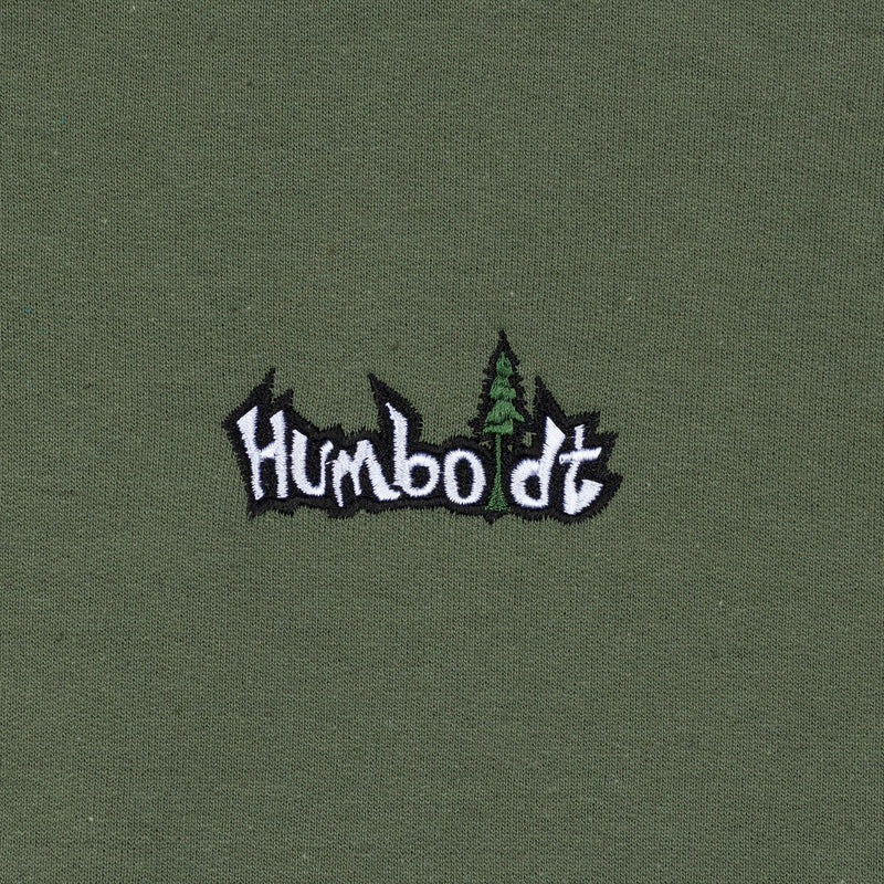 Small Treelogo Norcal P/O Hoodie Military Green