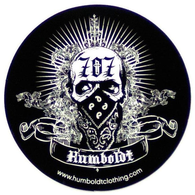707 Bandana Skull Sticker - Humboldt Clothing Company