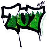 707 Trees Sticker - Humboldt Clothing Company