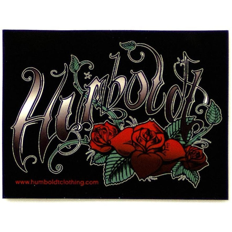 Tattoo Roses Sticker - Humboldt Clothing Company