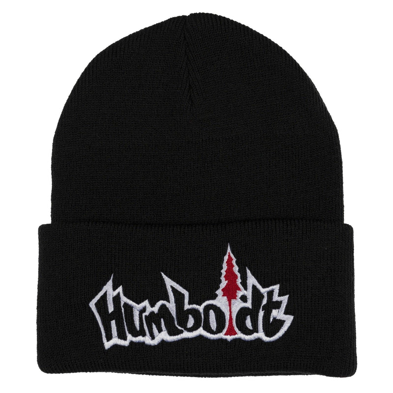 Treelogo Outline Foldup Beanie BLK-WHT-RED