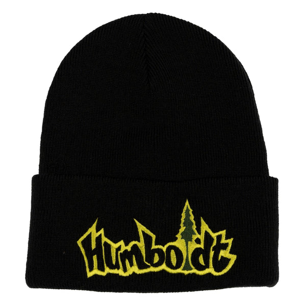 Treelogo Outline Foldup Beanie BLK-YEL-FOR