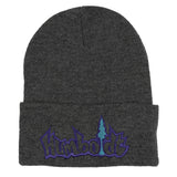 Treelogo Outline Foldup Beanie HEA-TUR-PUR