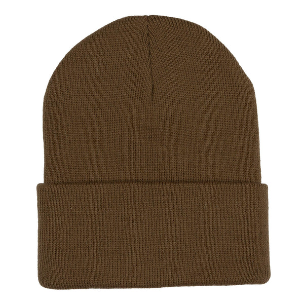 Treelogo Outline Foldup Beanie BRN-TAN-FOR