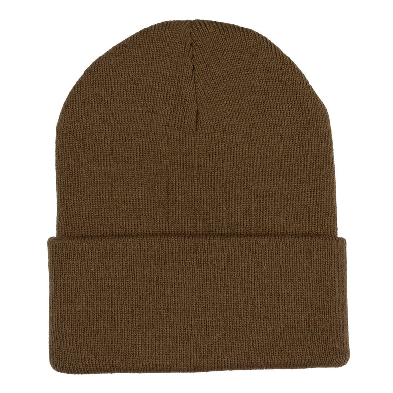 Treelogo Outline Foldup Beanie BRN-TAN-FOR