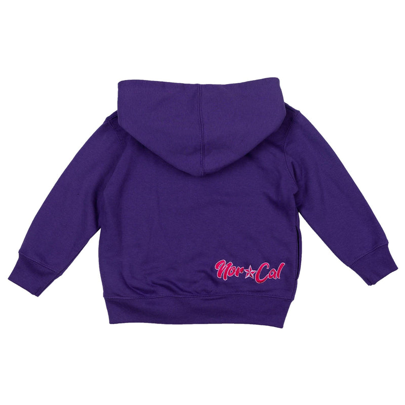 Treelogo Outline Norcal Toddler Pullover Hoodie Purple