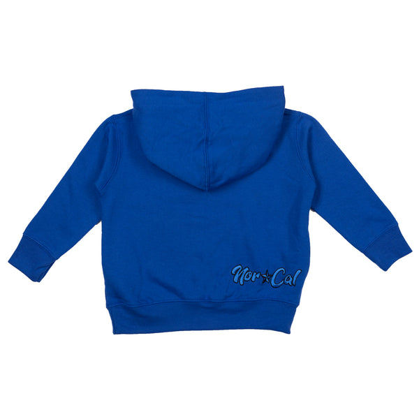 Treelogo Outline Norcal Toddler Pullover Hoodie Royal
