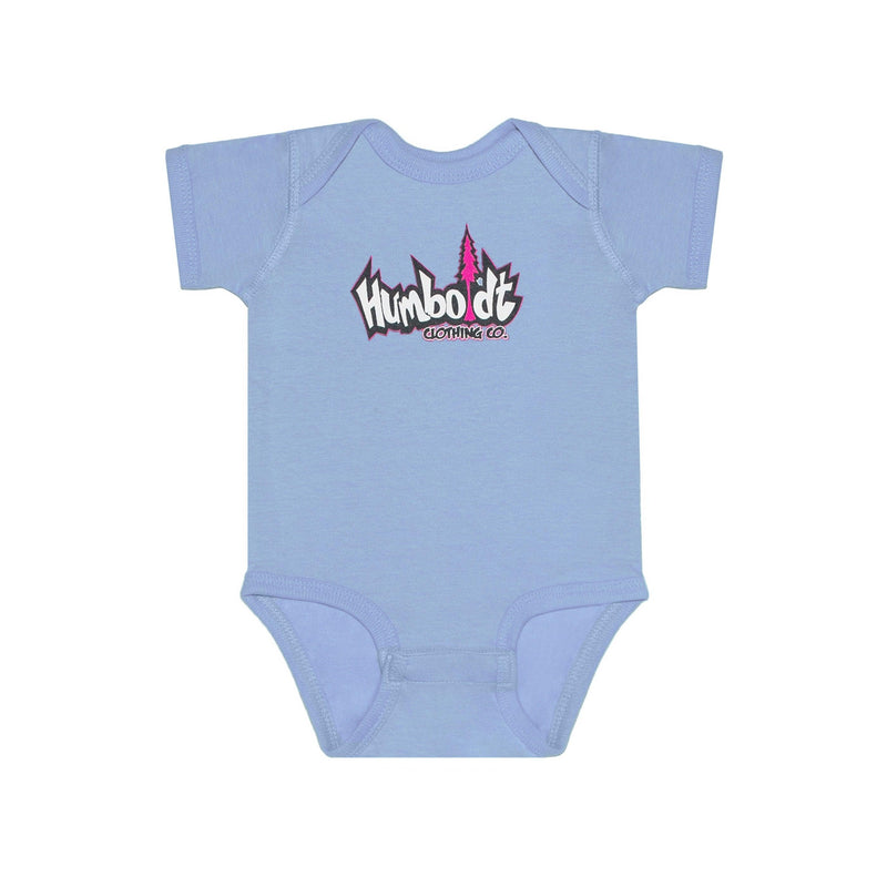 Logo Baby Onesie Carolina Blue